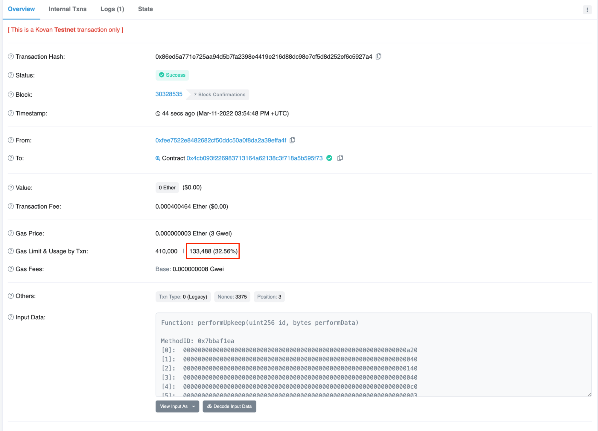 balancerOffChainSubset2 BalancerOffChain2 Gas